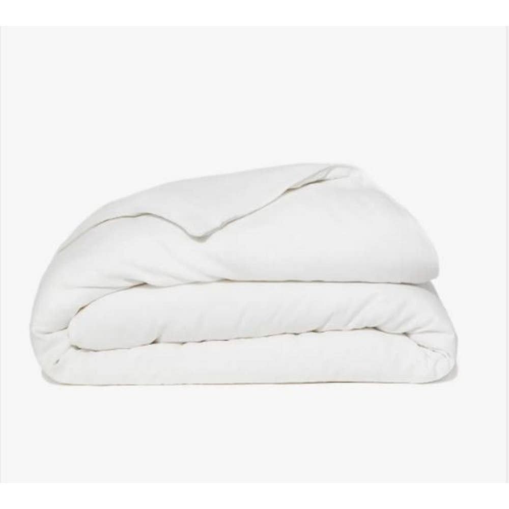 Buffy Linen Hemp Duvet Cover King/Cal King: 90" x 105" White NWT $269 MSRP